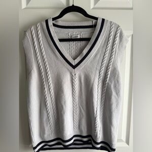 Aritzia Sunday Best Merino Wool and Cotton Blend Sweater Vest